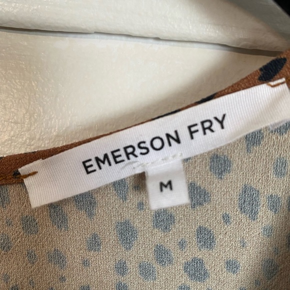 Emerson Fry Ava Blouse Vintage Cheetah Print - Medium - Picture 7 of 7